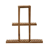 Etajera de perete din lemn cu 3 rafturi 90x25x90 cm